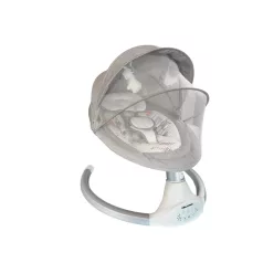   Mama Kiddies® prémiová 2v1 elektrická houpačka a lehátko s dálkovým ovládáním v šedé barvě + dárky