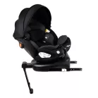 ISOFIX autosedačka Mama Kiddies® Turbo Wings otočná o 360° (40–150 cm) s opěrnou nohou v tmavě šedé barvě + dárek – opěrka páteře a sluneční stříška