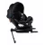 ISOFIX autosedačka Mama Kiddies® Turbo Wings otočná o 360° (40–150 cm) s opěrnou nohou v tmavě šedé barvě + dárek – opěrka páteře a sluneční stříška