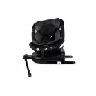ISOFIX autosedačka Mama Kiddies® Turbo Wings otočná o 360° (40–150 cm) s opěrnou nohou v tmavě šedé barvě + dárek – opěrka páteře a sluneční stříška