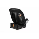 ISOFIX autosedačka Mama Kiddies® Turbo Wings otočná o 360° (40–150 cm) s opěrnou nohou v tmavě šedé barvě + dárek – opěrka páteře a sluneční stříška
