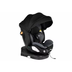   ISOFIX autosedačka Mama Kiddies® Turbo Wings otočná o 360° (40–150 cm) v tmavě šedé barvě + dárek – sluneční clona, opěrka zad