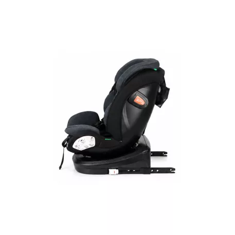 ISOFIX autosedačka Mama Kiddies® Turbo Wings otočná o 360° (40–150 cm) v tmavě šedé barvě + dárek – sluneční clona, opěrka zad