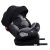 ISOFIX autosedačka Mama Kiddies Turbo Wings otočná o 360° (40–150 cm) v šedé barvě + dárek – sluneční clona, opěrka zad