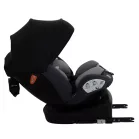 ISOFIX autosedačka Mama Kiddies® Turbo Wings otočná o 360° (40–150 cm) v šedé barvě + dárek – sluneční clona, opěrka zad