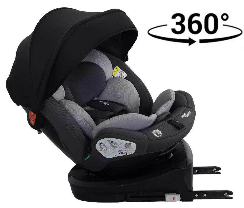 ISOFIX autosedačka Mama Kiddies Turbo Wings otočná o 360°