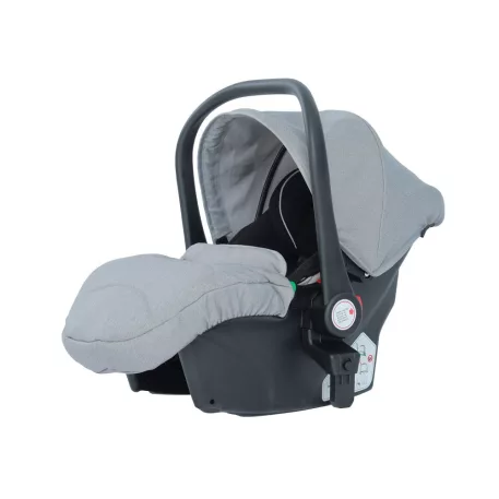 Autosedačka (vajíčko) Mama Kiddies Evening Star Black Edition i-Size v šedé barvě.