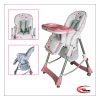 Detská multifunkčná jedálenská stolička Mama Kiddies ProComfort, farba ružová + Darček