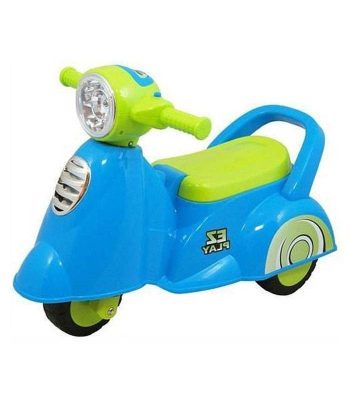 Detské odrážadlo - trojkolesová motorka, farba modrá