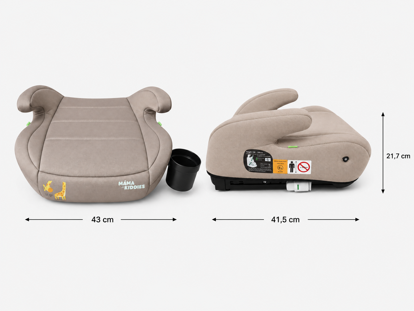 Podsedák do auta Mama Kiddies i-Size HappyRide ISOFIX