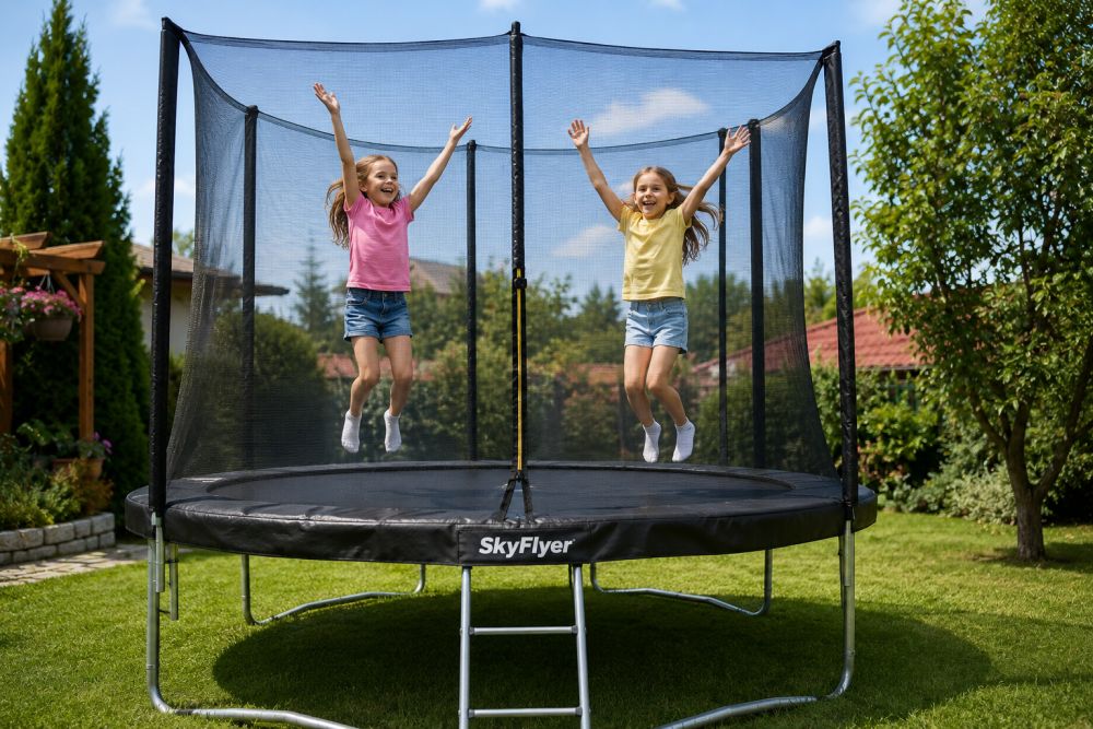 Trampolína pro děti – jak vybrat bezpečnou zahradní trampolínu?