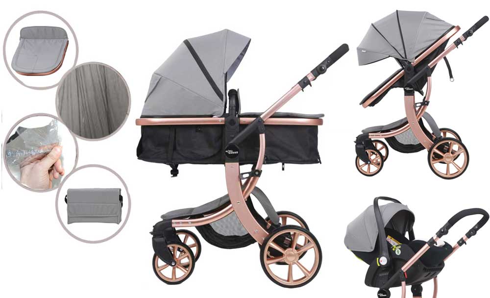 Mama Kiddies® Sun ELITE multifunkční kočárek